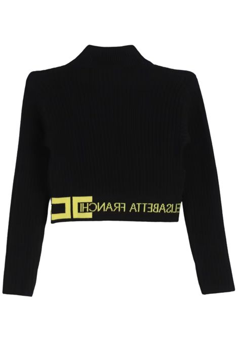 Maglia bambina nera in viscosa ElISABETTA FRANCHI | EFMA152/SUNERO