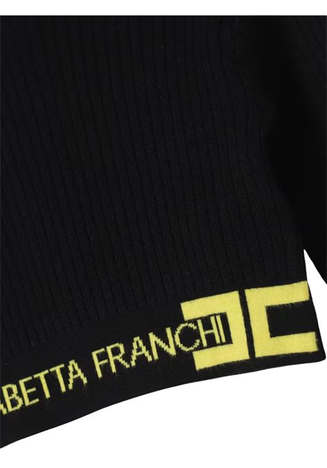 Maglia bambina nera in viscosa ElISABETTA FRANCHI | EFMA152/SUNERO