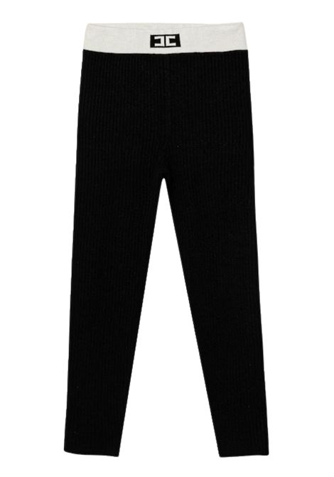 Leggins bambina nero in viscosa ElISABETTA FRANCHI | EFPA301/SUNERO