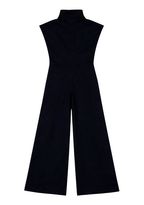 Tuta bambina nera in cotone ElISABETTA FRANCHI | EFTA0960/SUNERO