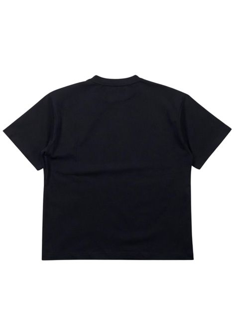 T-shirt bambina nera in cotone ElISABETTA FRANCHI | EFTS204/SUNERO