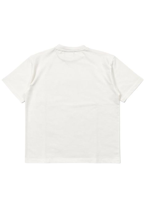 T-shirt bambina panna in cotone ElISABETTA FRANCHI | EFTS204/SUPANNA