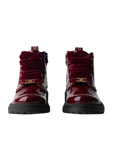 Scarpe bambina bordeau in pelle verniciata ElISABETTA FRANCHI | F1A5E0381/PIABORDEAU