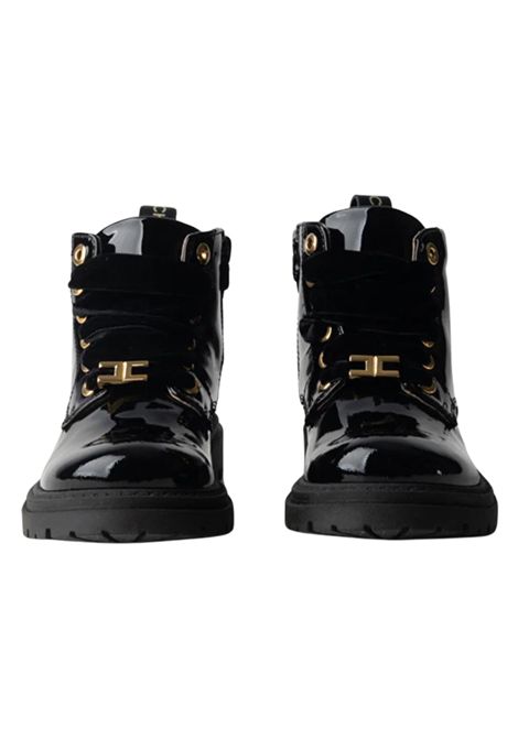 Scarpe bambina nere in pelle verniciata ElISABETTA FRANCHI | F1A5E0381/PIANERO