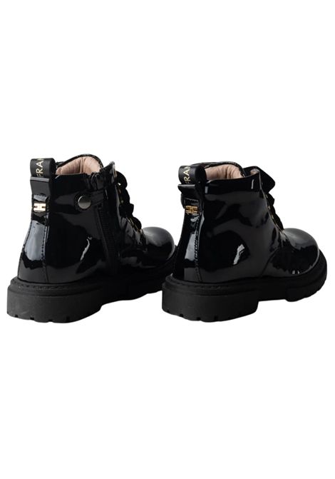 Scarpe bambina nere in pelle verniciata ElISABETTA FRANCHI | F1A5E0381/PIANERO
