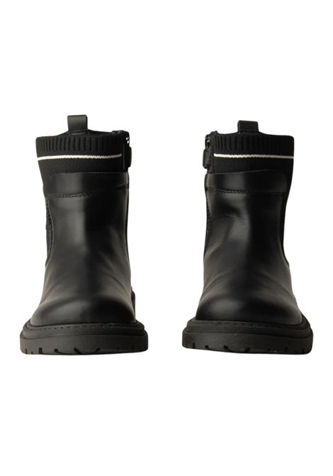 Scarpe bambina nere in pelle ElISABETTA FRANCHI | F1A5E0391/PIANERO