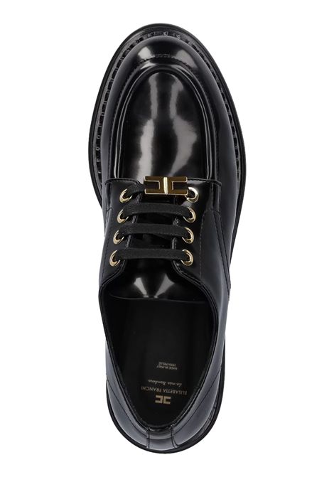 Scarpe bambina nere in pelle ElISABETTA FRANCHI | F4A4E0402/PIANERO