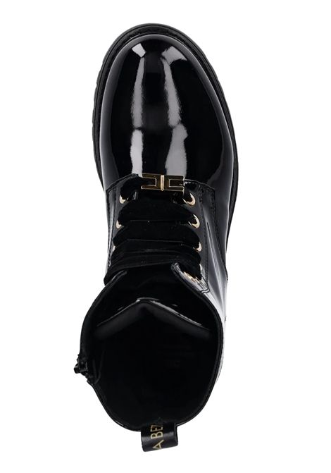 Anfibio bambina nero in pelle verniciata ElISABETTA FRANCHI | F4A5E0414/PIANERO