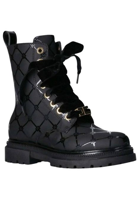 Anfibio bambina nero in pelle ElISABETTA FRANCHI | F4A5E0434/PIANERO