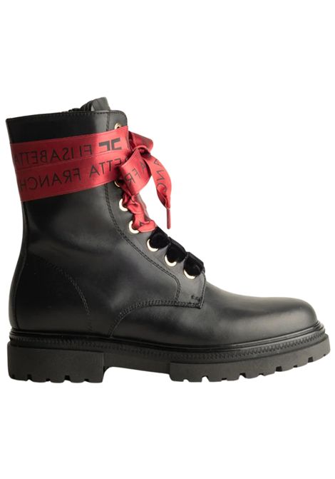 Anfibio bambina nero in pelle ElISABETTA FRANCHI | F4A5E0436/PIANERO