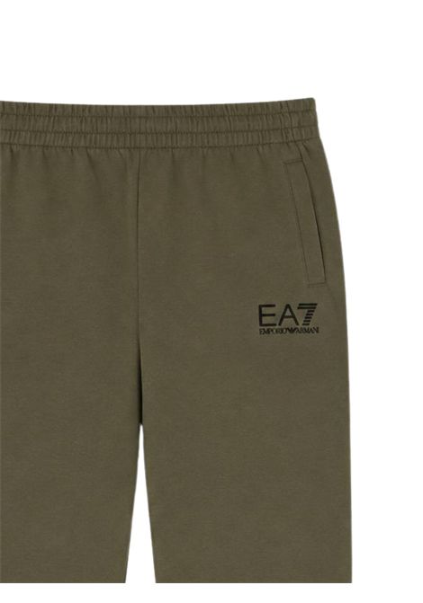 Pantalone bambino verde in cotone EMPORIO ARMANI | 7B000027VERDE