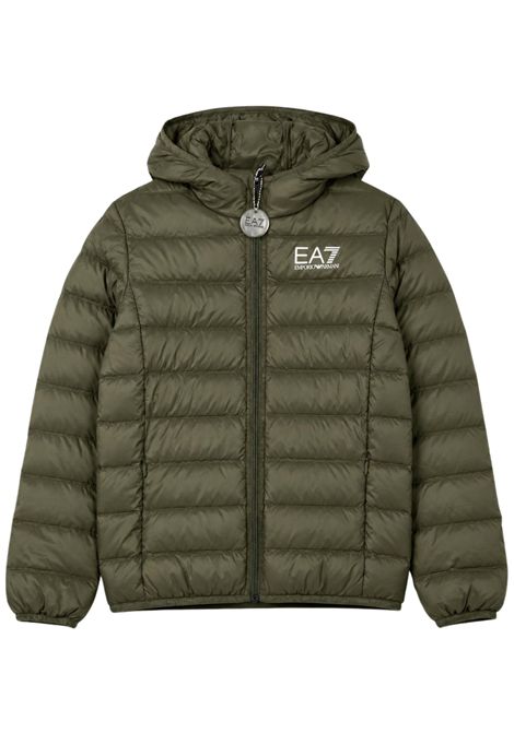 Giubbino bambino verde imbottito EMPORIO ARMANI | 7B000035VERDE