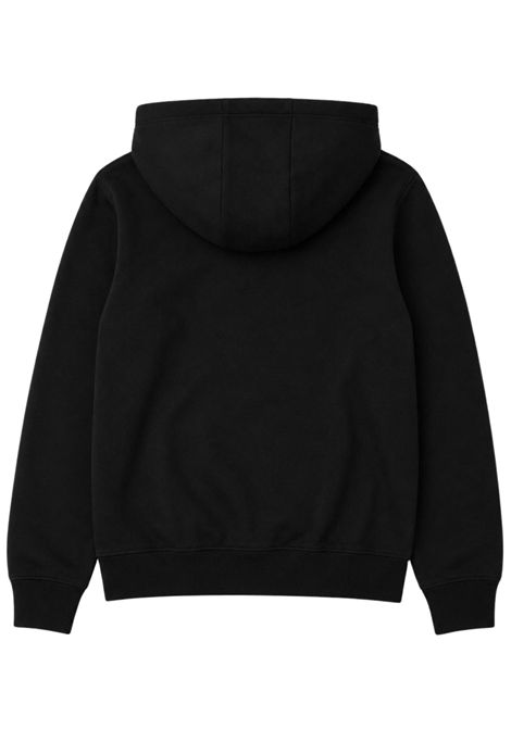 Felpa bambino nera in cotone EMPORIO ARMANI | 7B000162NERO