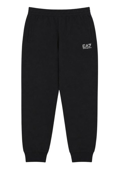 Pantalone bambino nero in cotone EMPORIO ARMANI | 7B000163NERO