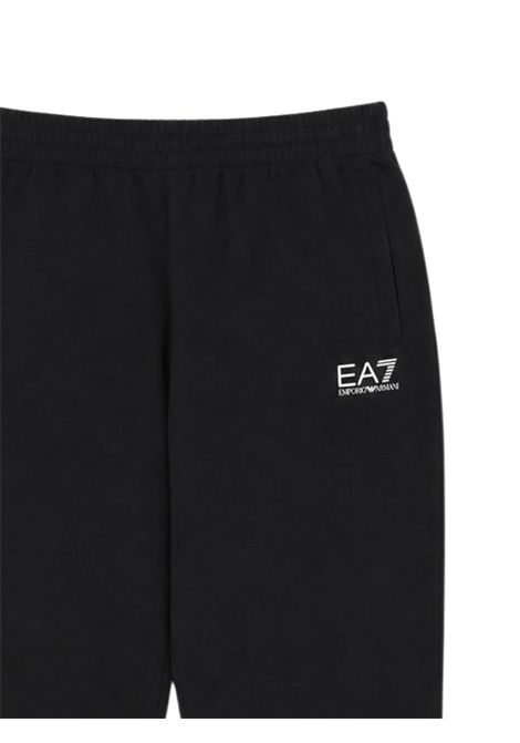 Pantalone bambino nero in cotone EMPORIO ARMANI | 7B000163NERO