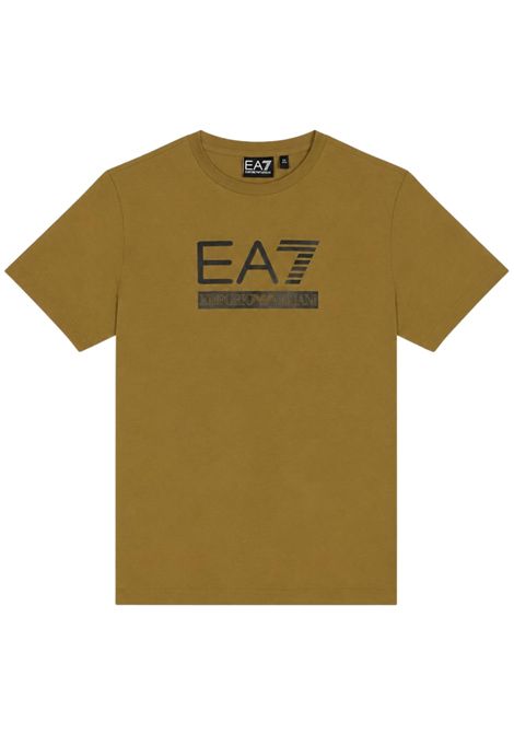 Green cotton T-shirt for children EMPORIO ARMANI | 7B000350VERDE