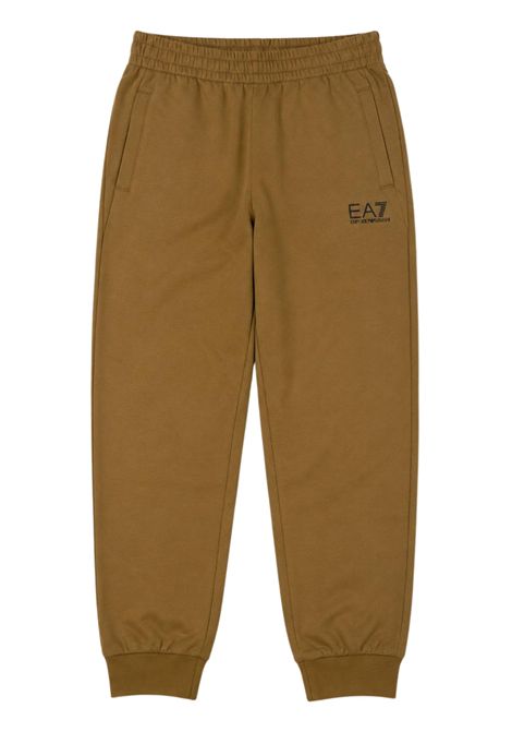 Green cotton trousers for children EMPORIO ARMANI | 7B000354VERDE