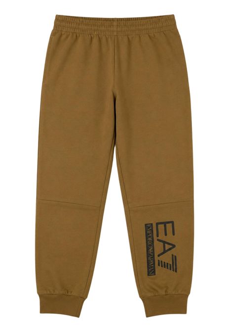 Green cotton trousers for children EMPORIO ARMANI | 7B000354VERDE