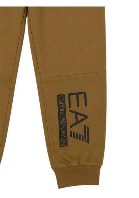 Green cotton trousers for children EMPORIO ARMANI | 7B000354VERDE