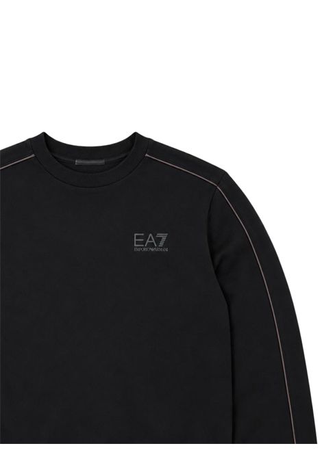 Felpa bambino nera in cotone EMPORIO ARMANI | 7B000356NERO