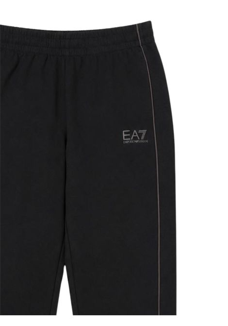 Pantalone bambino nero in cotone EMPORIO ARMANI | 7B000359NERO