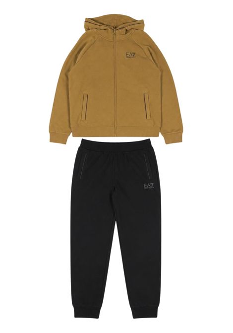 Green cotton baby set EMPORIO ARMANI | 7B000360VERDE