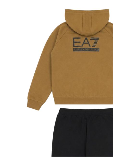Green cotton baby set EMPORIO ARMANI | 7B000360VERDE