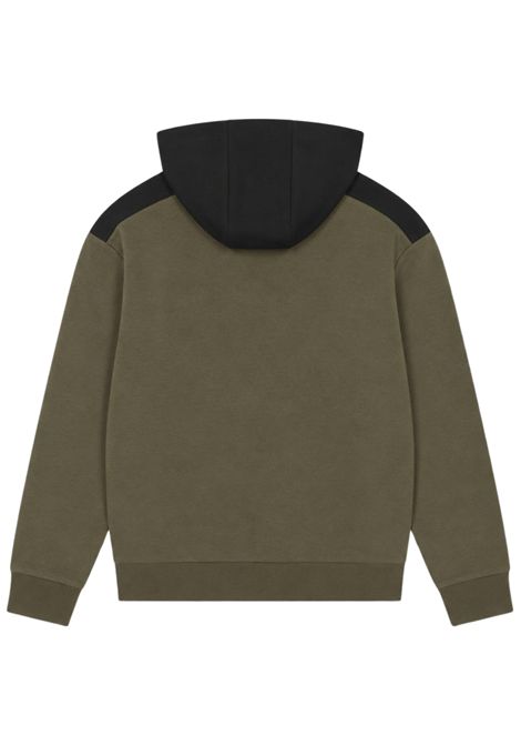 Felpa bambino verde in cotone EMPORIO ARMANI | 7B000365VERDE