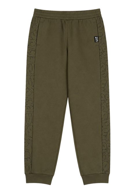 Green cotton trousers for children EMPORIO ARMANI | 7B000370VERDE
