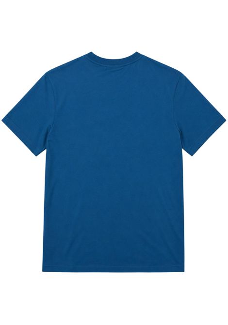 T-shirt bambino blu in cotone EMPORIO ARMANI | 7B000371BLU