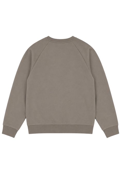Felpa bambino grigia in cotone EMPORIO ARMANI | 7B000372GRIGIO