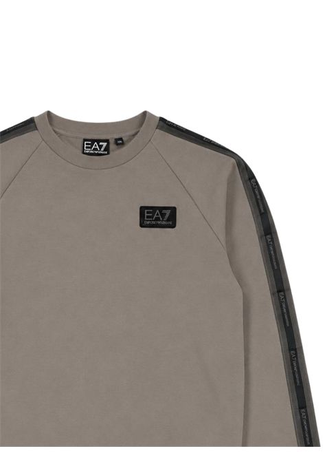 Felpa bambino grigia in cotone EMPORIO ARMANI | 7B000372GRIGIO