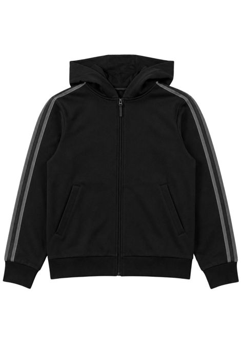 Felpa bambino nera in cotone EMPORIO ARMANI | 7B000373NERO