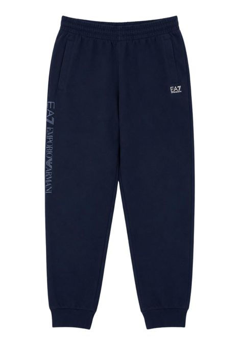 Pantalone bambino blu in cotone EMPORIO ARMANI | 7B000380BLU