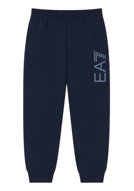 Pantalone bambino blu in cotone EMPORIO ARMANI | 7B000380BLU