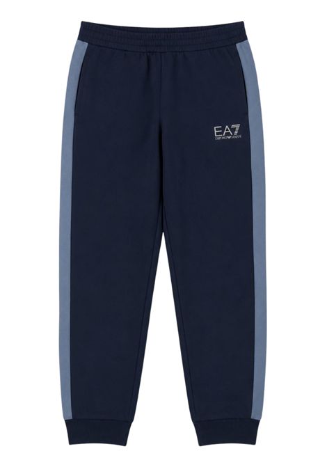 Pantalone bambino blu in cotone EMPORIO ARMANI | 7B000395BLU