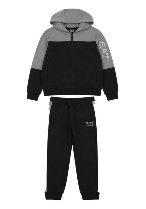 Black/grey cotton children's set EMPORIO ARMANI | 7B000396NERO/GRIGIO