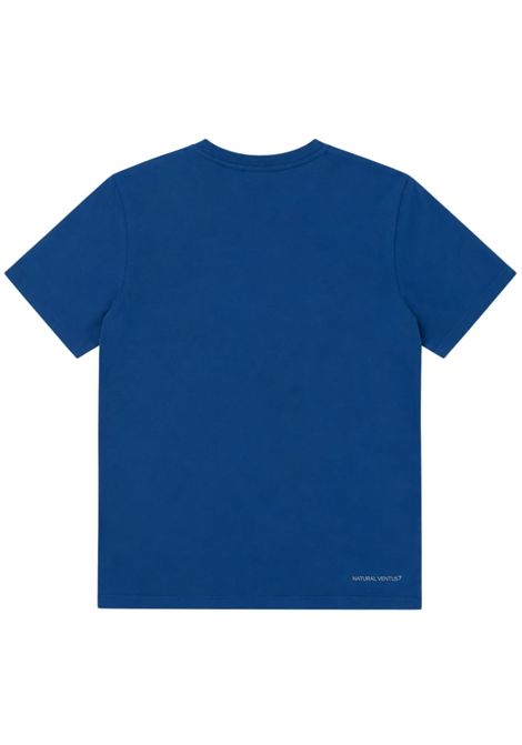 T-shirt bambino blu in cotone EMPORIO ARMANI | 7B000405BLU