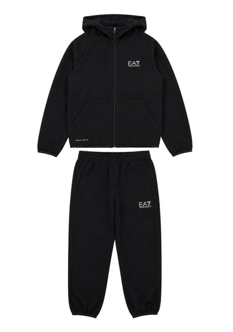 Black cotton children's set EMPORIO ARMANI | 7B000408NERO