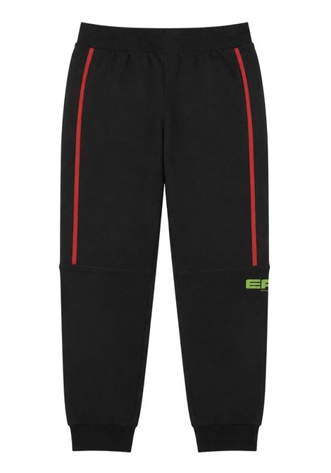 Pantalone bambino nero in cotone EMPORIO ARMANI | 7B000420NERO