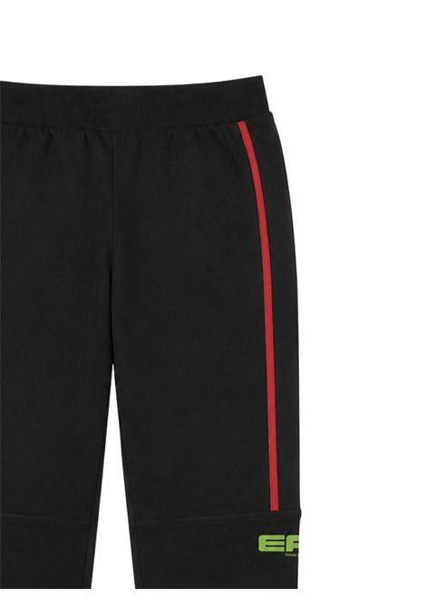 Pantalone bambino nero in cotone EMPORIO ARMANI | 7B000420NERO