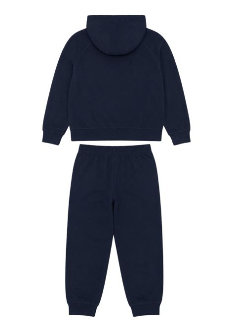 Blue cotton baby set EMPORIO ARMANI | 7B00164BLU