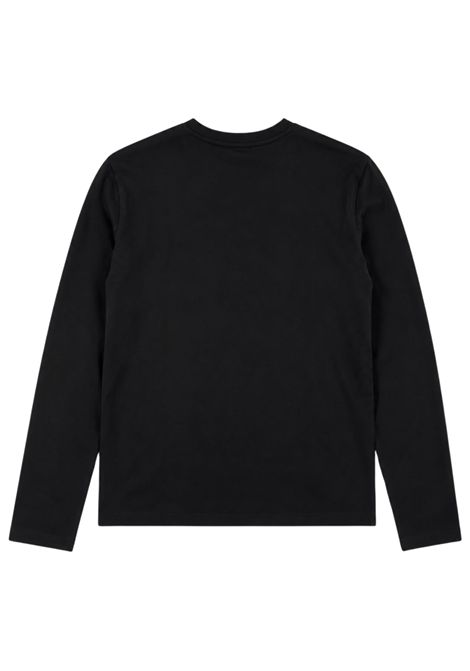 T-shirt bambina nera in cotone EMPORIO ARMANI | 7G000138NERO