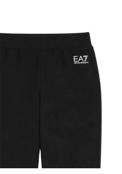 Pantalone bambina nero in cotone EMPORIO ARMANI | 7G000141NERO
