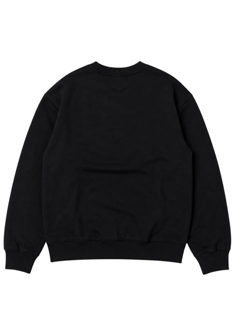 Felpa bambina nera in cotone EMPORIO ARMANI | 7G000237NERO