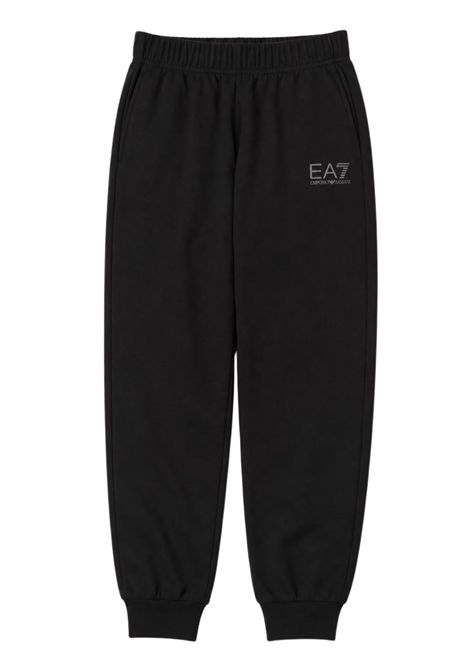 Pantalone bambina nero in cotone EMPORIO ARMANI | 7G000239NERO