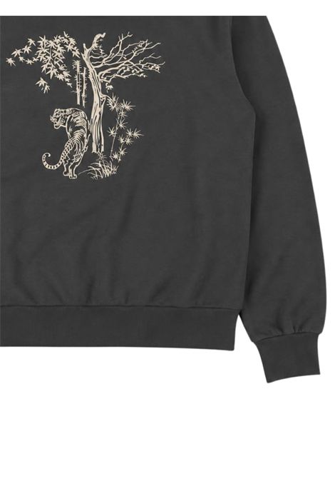 Felpa bambina grigia in cotone EMPORIO ARMANI | 7G000241GRIGIO