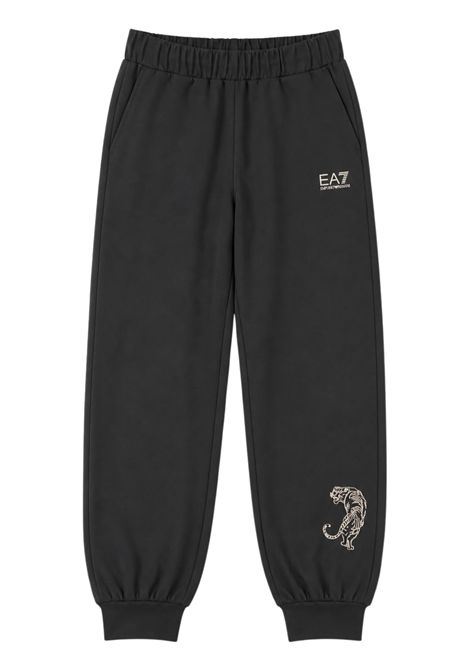 Pantalone bambina grigio in cotone EMPORIO ARMANI | 7G000242GRIGIO
