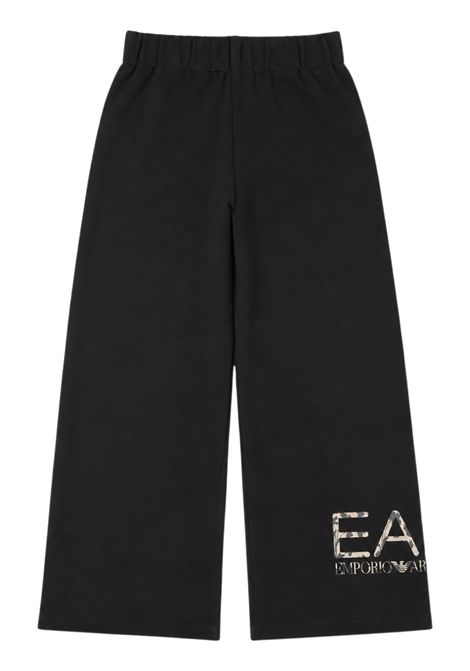 Pantalone bambina nero in cotone EMPORIO ARMANI | 7G000247NERO