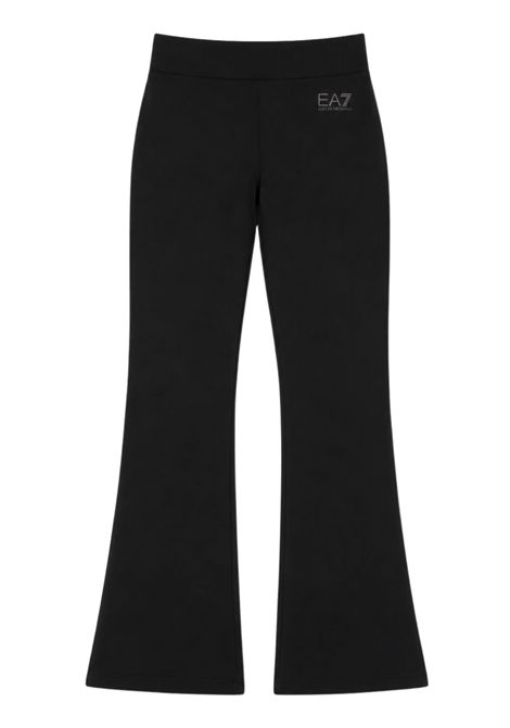 Pantalone bambina nero in cotone EMPORIO ARMANI | 7G000250NERO